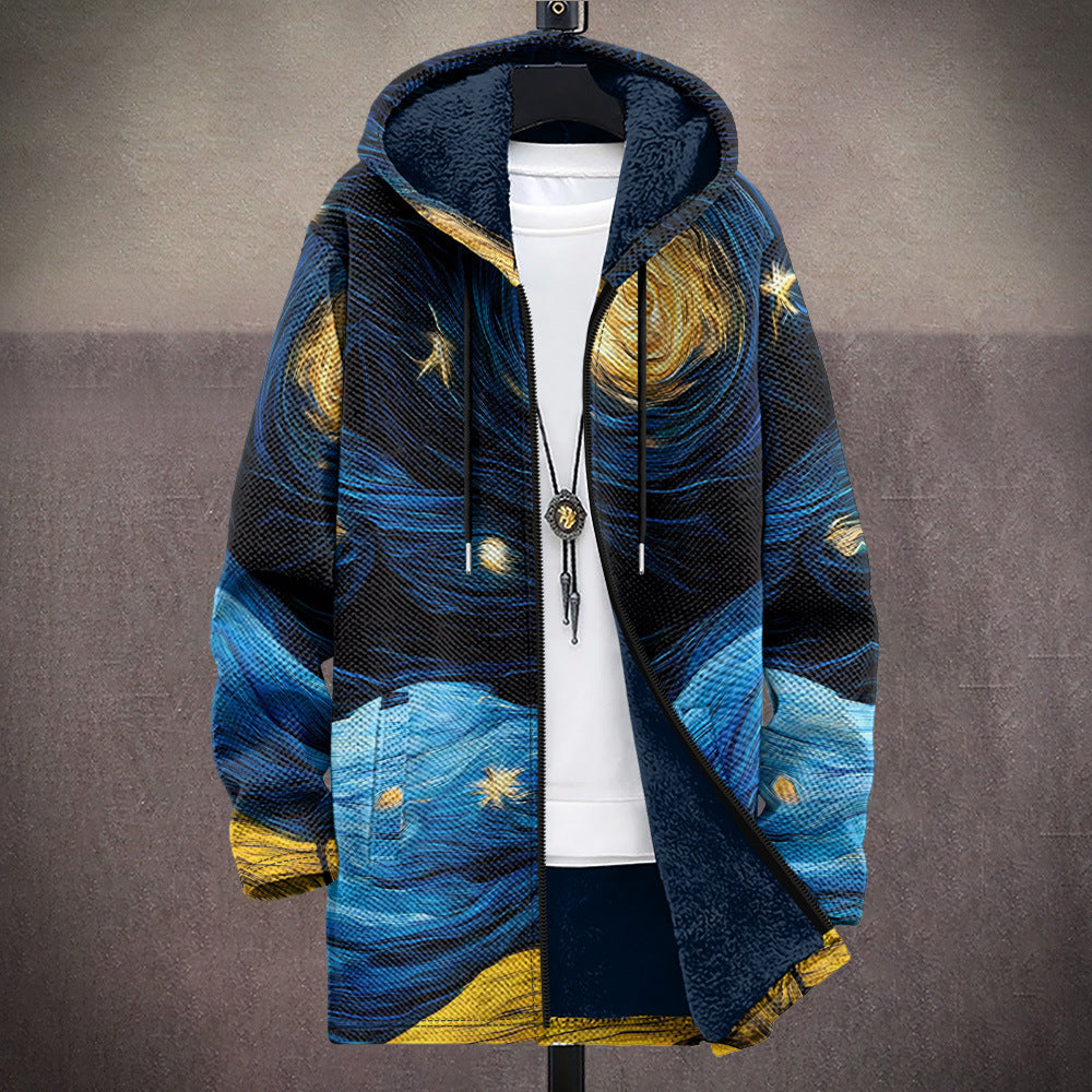 Bleu Marine et Doré / 4XL