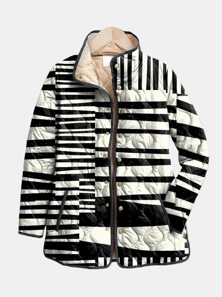 Rayures Noir et Blanc / 4XL